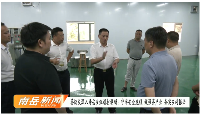 蒋炳炎深入寿岳乡红旗村调研：守牢安全底线 做强茶产业 夯实乡村振兴根基