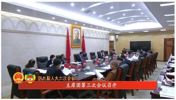 区九届人大六次会议 | 主席团第三次会议召开