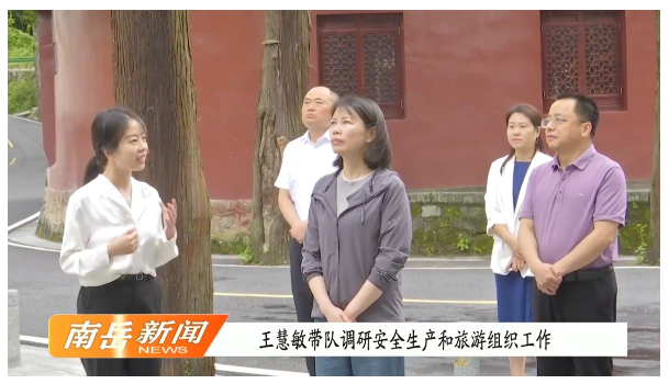 王慧敏带队调研安全生产和旅游组织工作